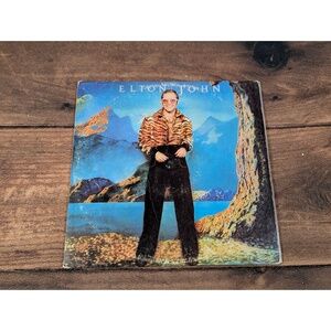 Elton John Caribou Vinyl Record Album MCA-5114 1974 Vintage‎ Collectible G/VG